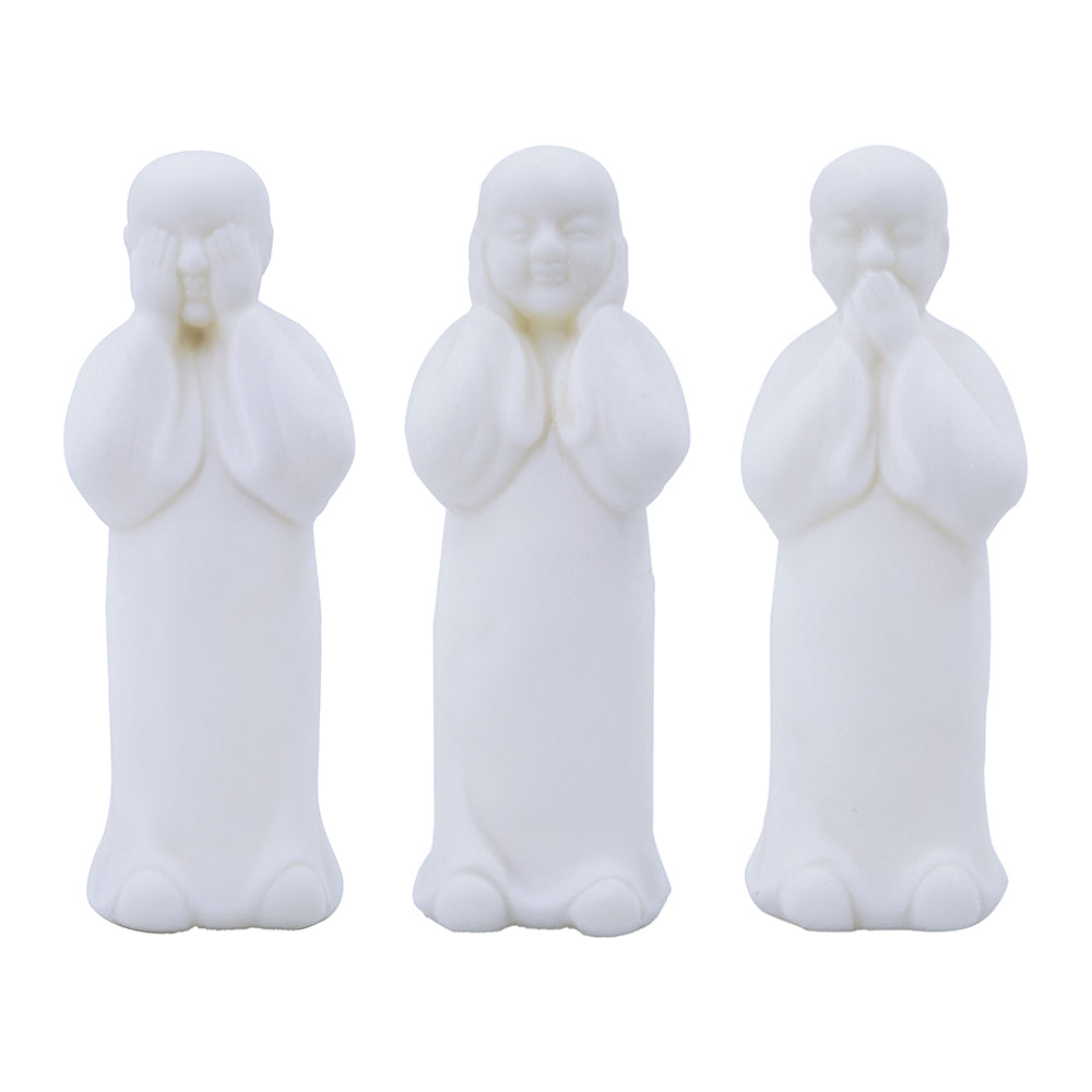 S/3 3.5x3x9.8" Standing Monks