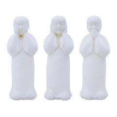 S/3 3.5x3x9.8" Standing Monks