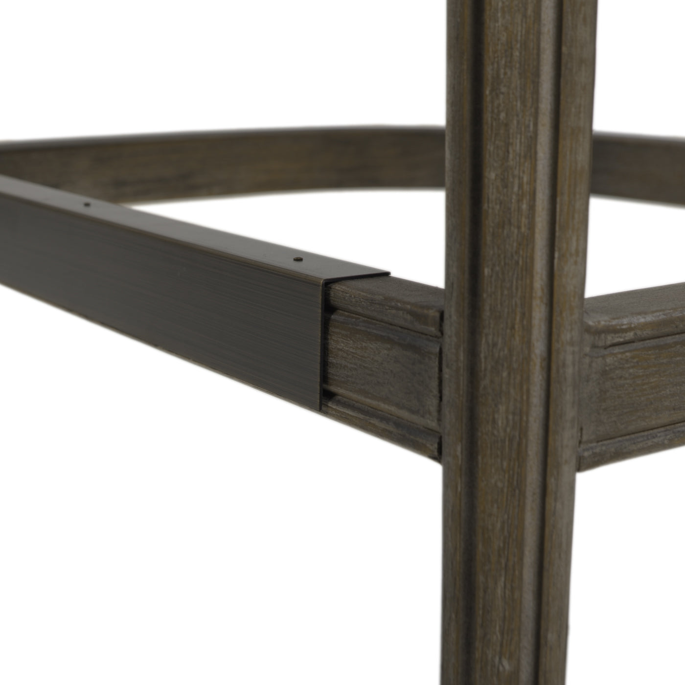 Paris 26.5" Farmhouse Counter Height Bar Stool with Backrest, Light Beige Linen