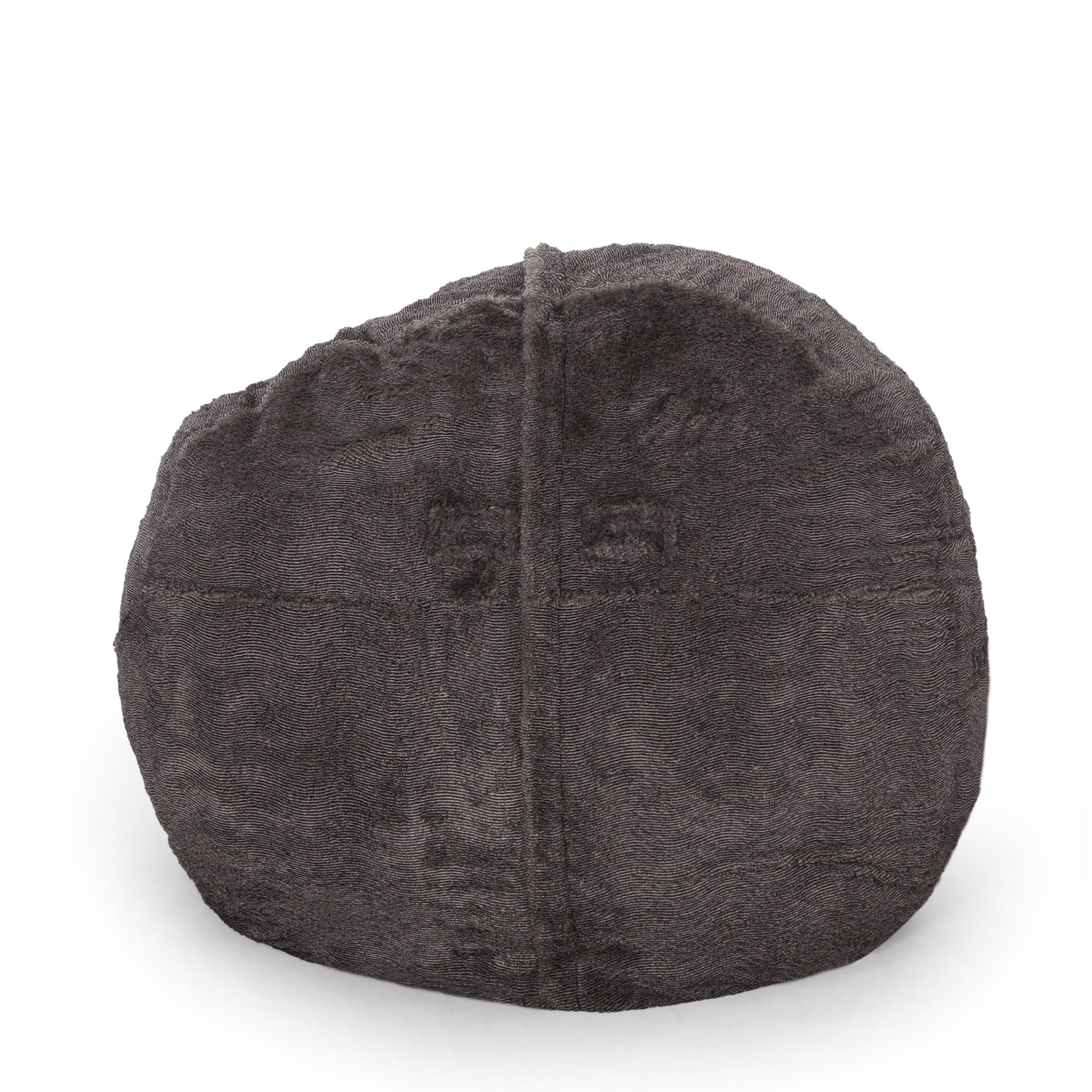 Lily Modern 5 Foot Faux Fur Cozy Bean Bag, Brown/Beige