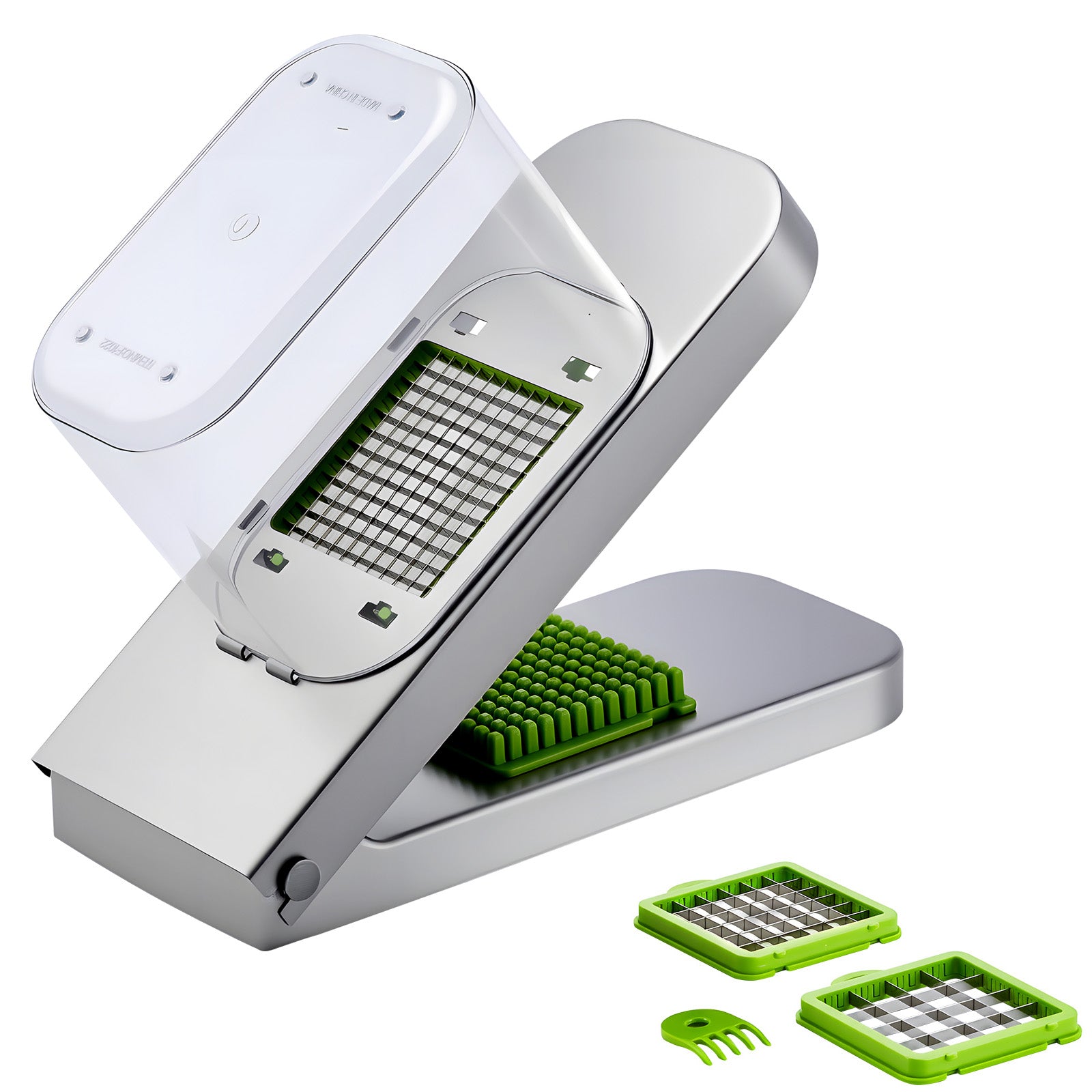 Vegetable Chopper Food Veggie Cutter 3 Stainless Onion Slicer with Container