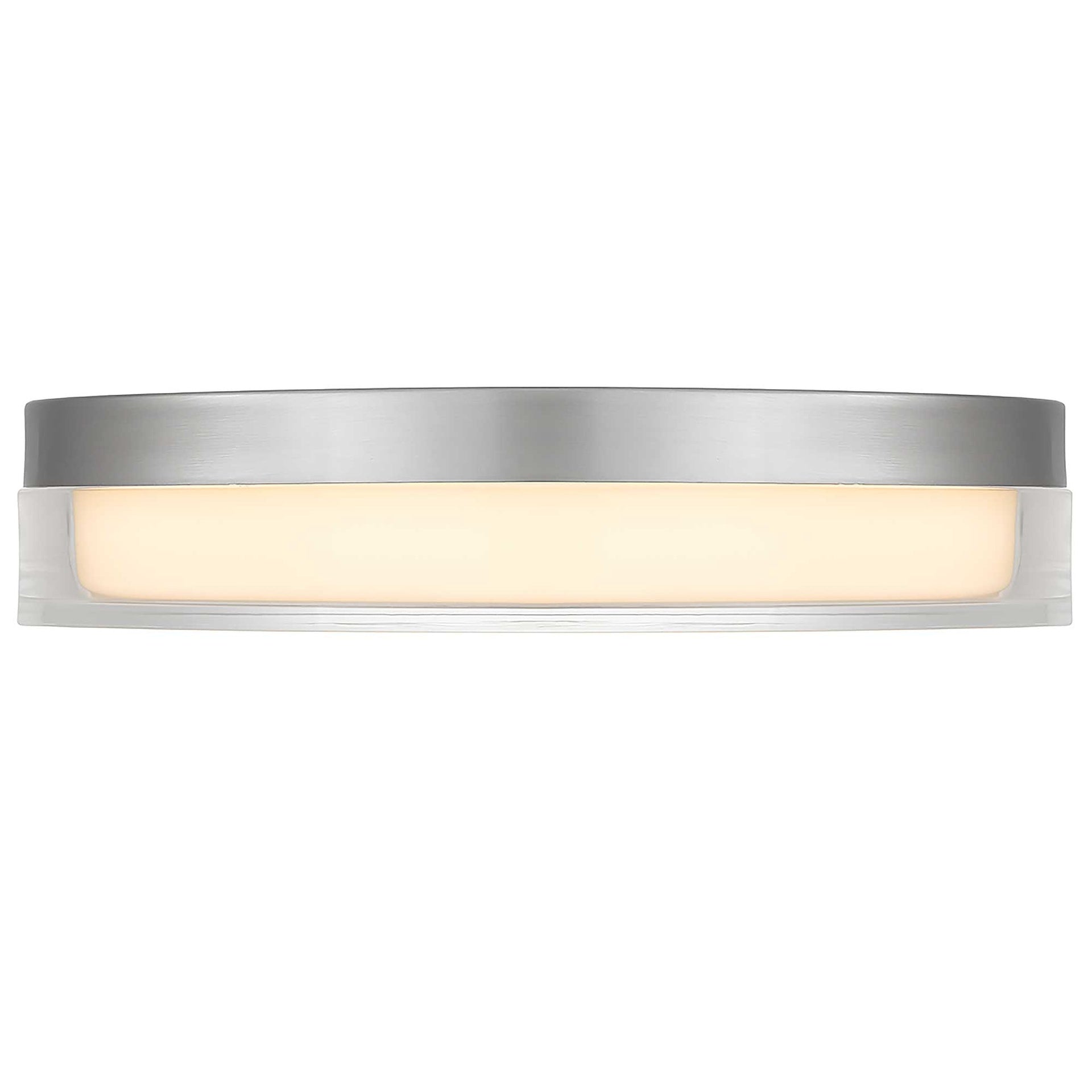 12-inch Chrome Inegrated LED Flush Mount
