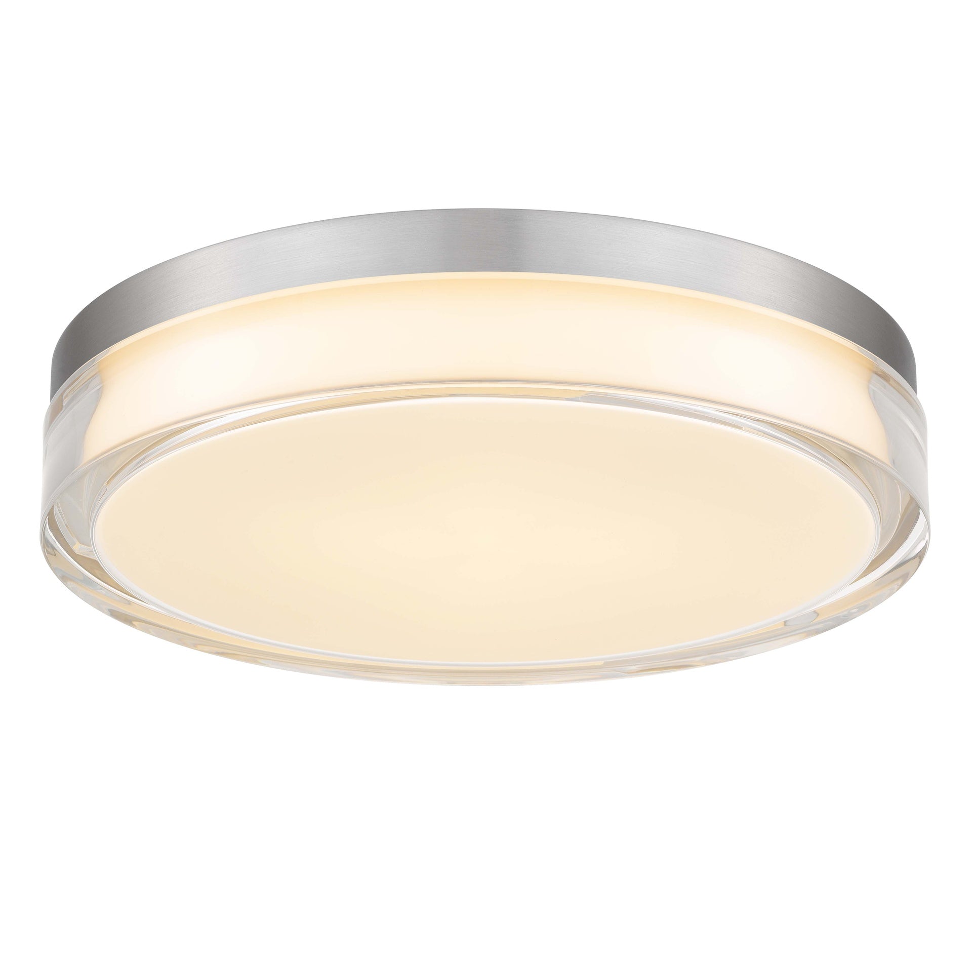 12-inch Chrome Inegrated LED Flush Mount