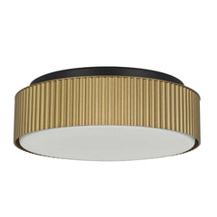 9 inch Brass LED Flush Mount