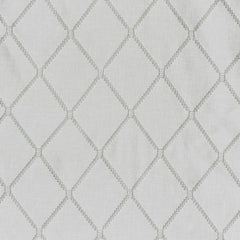 Diamond Sheer Embroidered Window Scarf