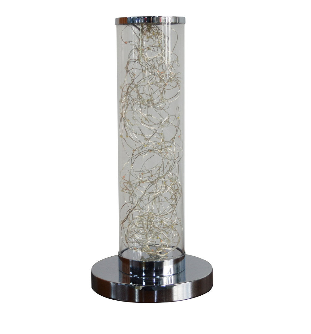 13-Inch Exposed Multi-Colored Rope LED Namiri Column Table Lamp