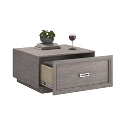 Coffee Table with Elegant Design, Medium Gray finish