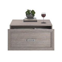 Coffee Table with Elegant Design, Medium Gray finish
