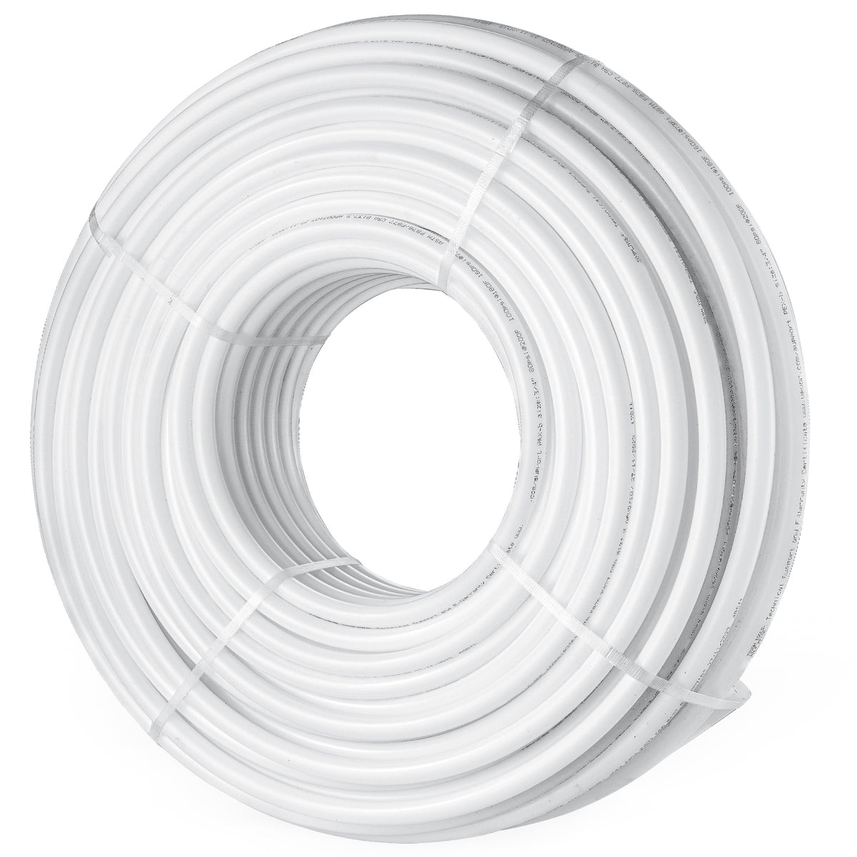 PEX Pipe 3/4 Inch, 500 Feet Length PEX-B Flexible Pipe Tubing for Potable Water, Pex Water Lines for Hot/Cold Water & Easily Restore, Plumbing Applications with Free Cutter & Clamps ,White
