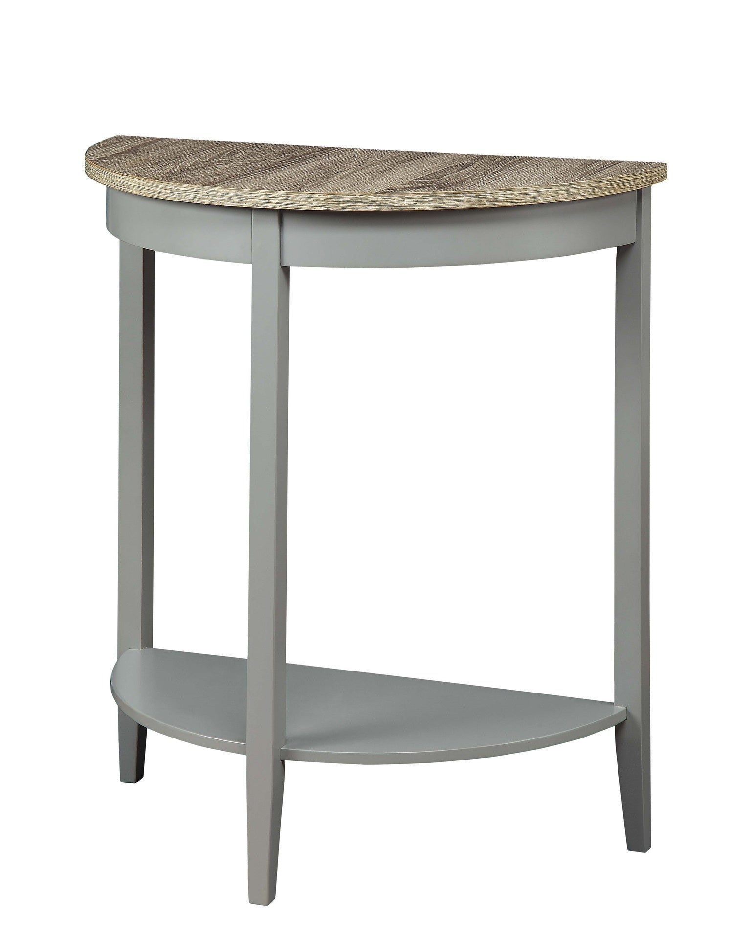 Justino Natural Oak & Gray Finish Console Table