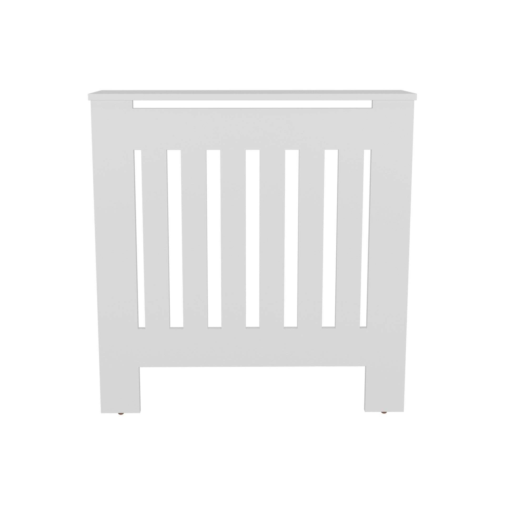 Radiator Cover Cabinet, 1 Shelf, White