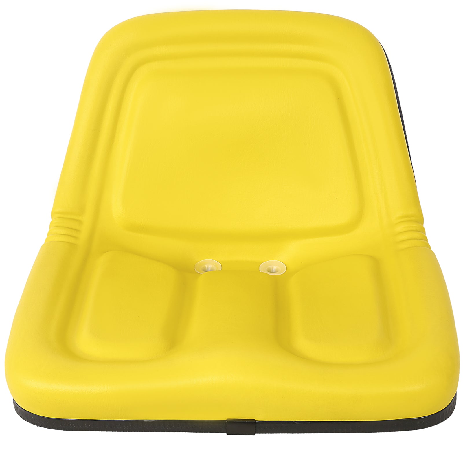 Deluxe Mower Tractor Seat Compatible with John Deere, Kubota, Allis-Chalmers, Bobcat, Case-IH, Ford New Holland, White, Oliver, Mpl, Moline, Massey Ferguson High Back ,with slide (Yellow)