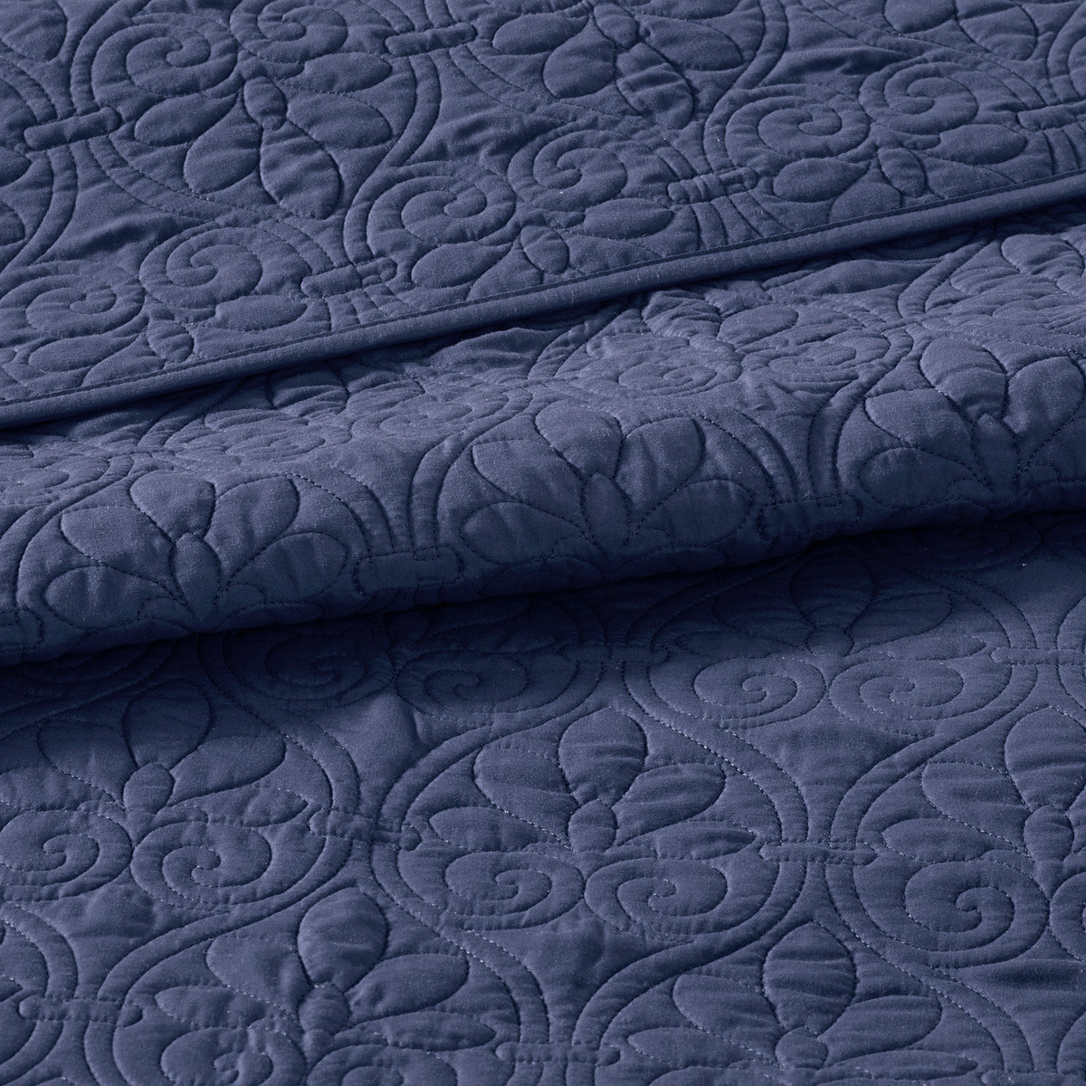 Reversible Bedspread Set Navy Full
