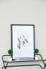 S/3 D3.5x9.5" Mini Faux Topiaries in Cream Pot