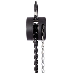 Chain hoist 4400lbs 2T capacity 10ft wIth 2 heavy duty hooks,Manual chain hoist steel construction,Black