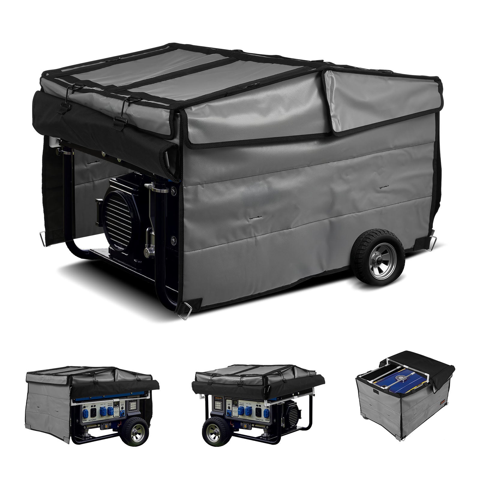 Generator Cover Universal Waterproof Cover 420D 34x26x21in for 3500-12000W