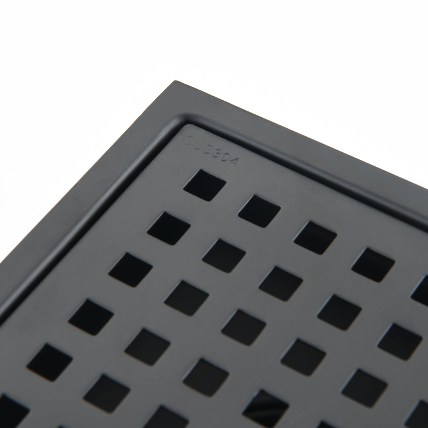 6 Inch Square Shower Floor Drain Square Shower Floor Drain with Flange,Pattern Grate Removable,Food-Grade SUS 304 Stainless Steel