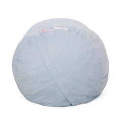Aruba 8 Foot Microfiber Cylindrical Bean, Bag, Seafoam