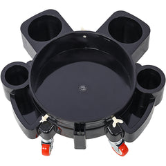 Bucket Dolly 5 Gallon Rolling Bucket Dolly with 5 Rolling Swivel Casters,Removable Bucket Dolly for Car Wash Professional Detailing for Car Washing Detailing Smoother Maneuvering 2pcs set
