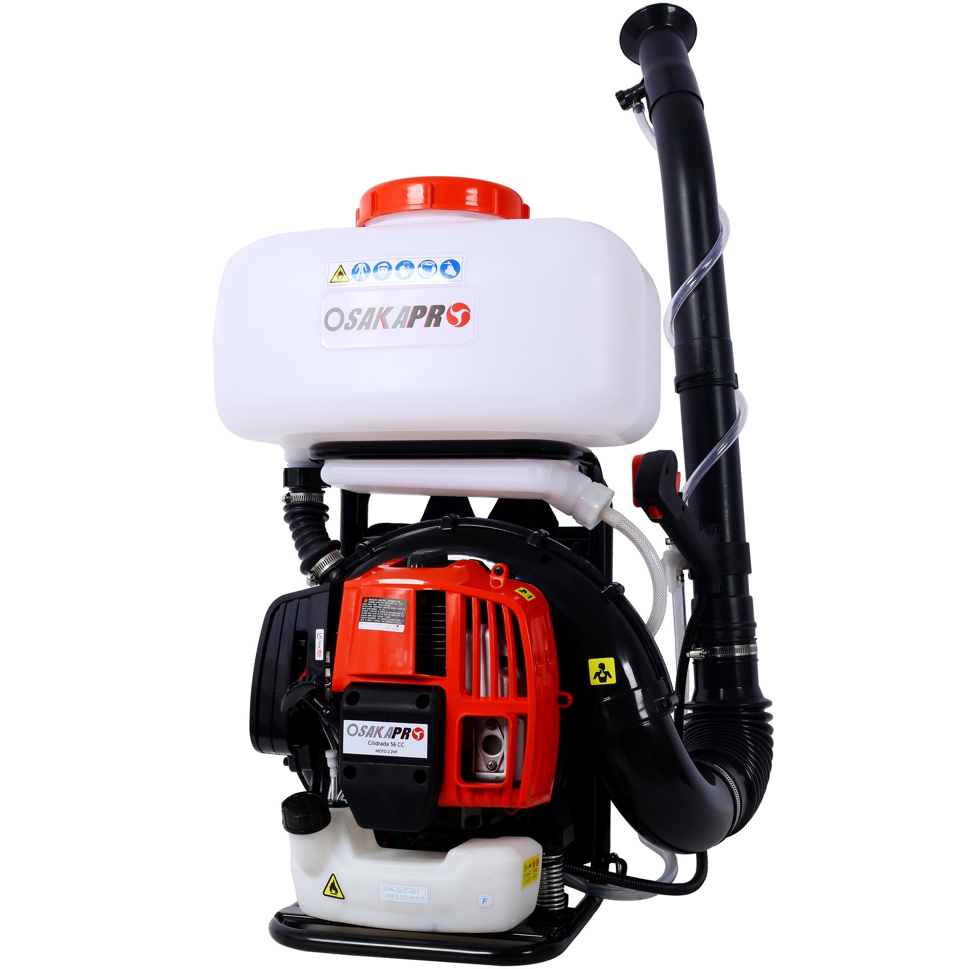55.7cc Mosquito fogger Mister Duster Mosquito Sprayer Backpack Sprayer Cold Fogger,Gasoline Powered Sprayer Blower Machine with 20L Tank for Garden Spraying,EPA Compliant