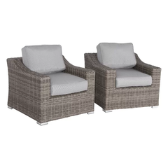 Fully Assembled Patio Chair with Cushions 2