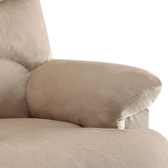 Arcadia Beige Woven Fabric Motion Recliner