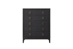 5 Drawer Chest in Peppercorn Finish