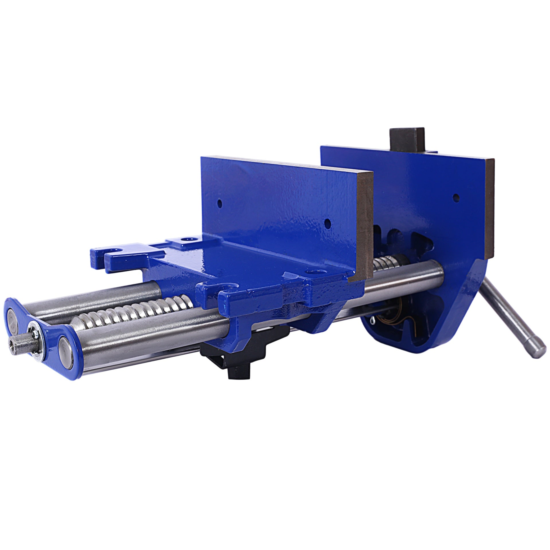 Rapid Action Woodworking Vise  Quick Release Lever for Quick Adjustments  7 Inch Jaw Width  Made with Heavy-Duty Cast Iron ,Blue