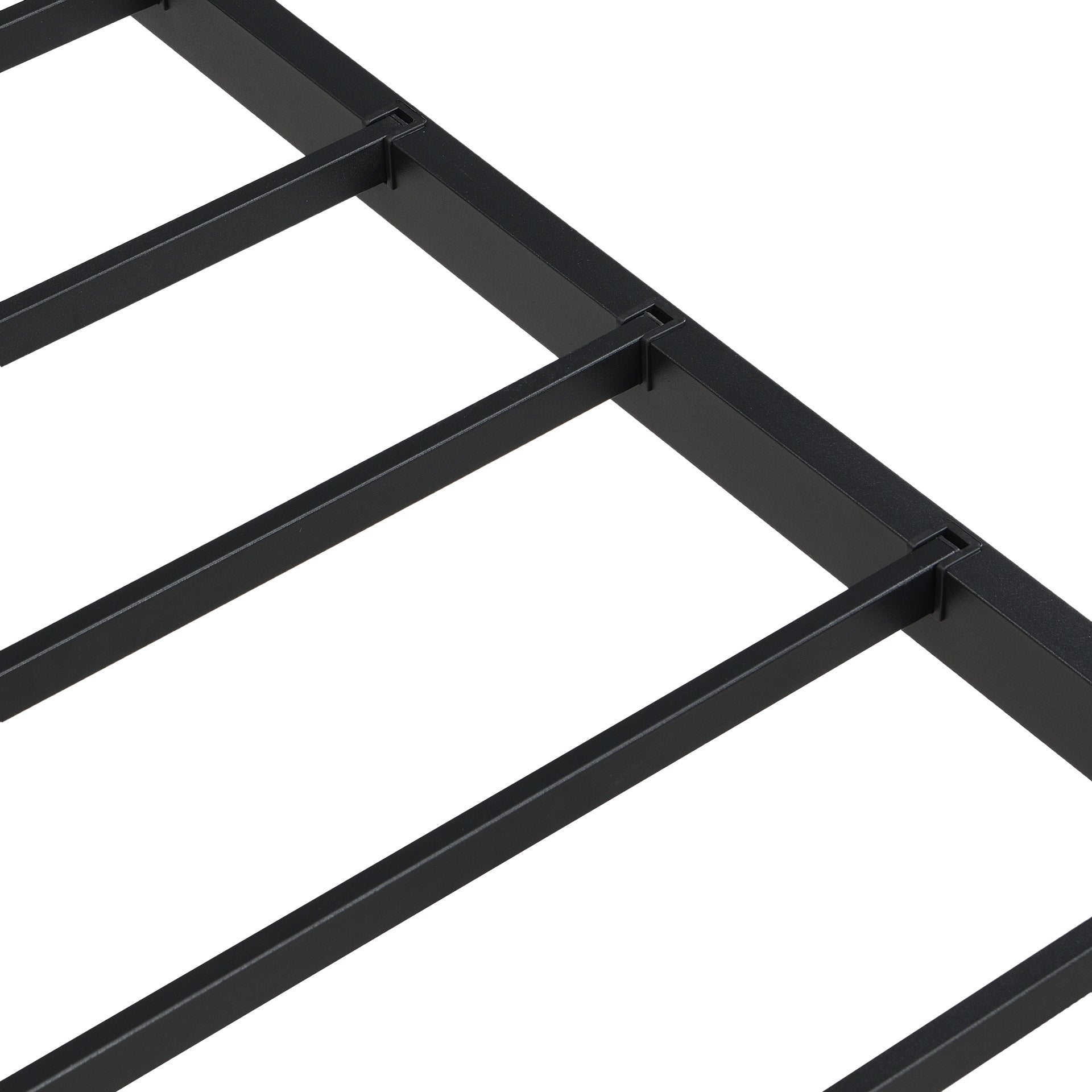Queen Size Bed Frame , Heavy Duty Metal Bed Frame , Quick & Easy Assembly, No Noise, Black