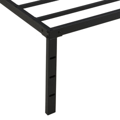 Queen Size Bed Frame , Heavy Duty Metal Bed Frame , Quick & Easy Assembly, No Noise, Black
