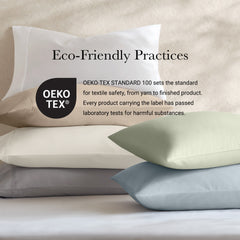 4 Pieces Cal King Sateen Sheet Set,Gray