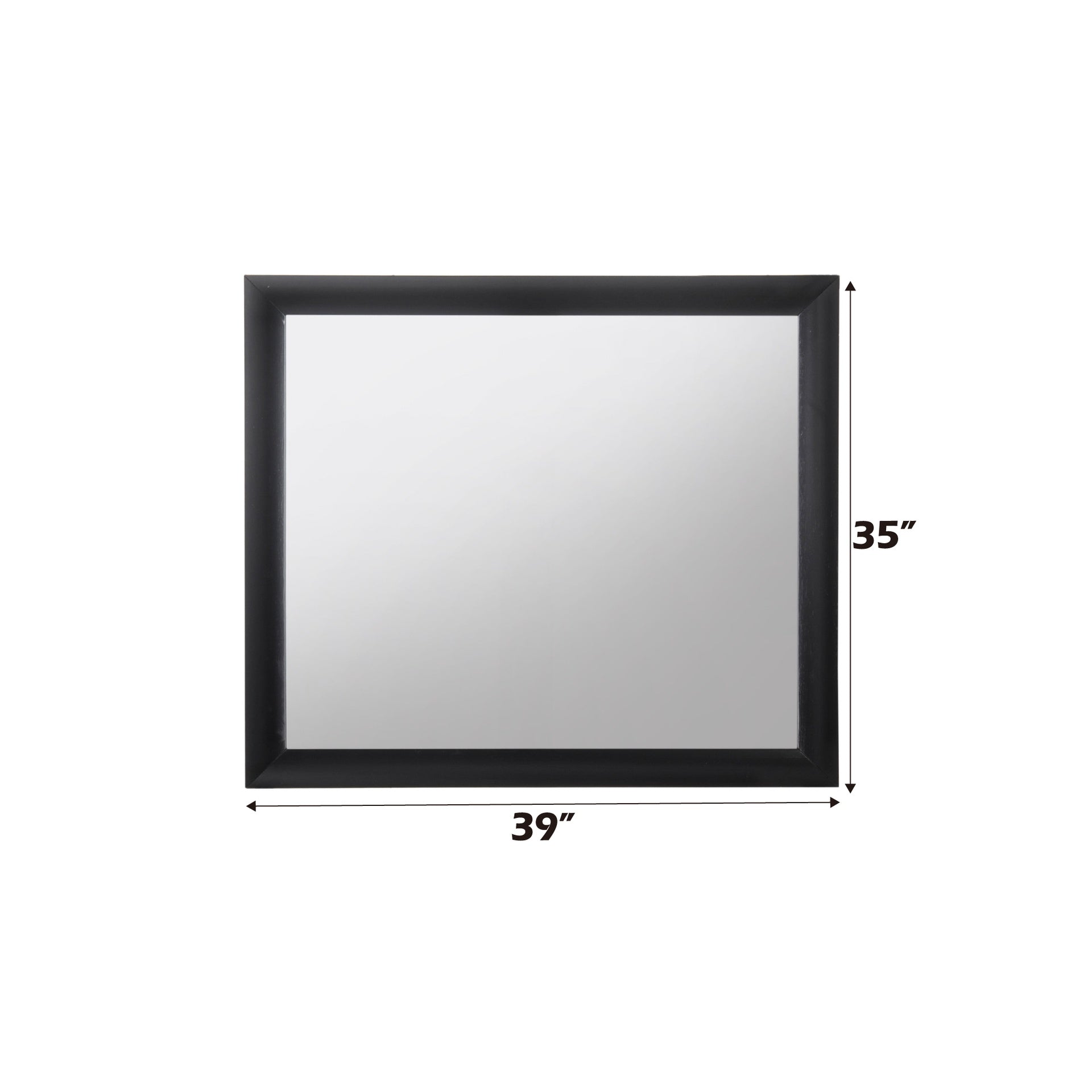 Ireland Black Finish Mirror