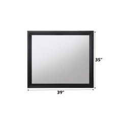 Ireland Black Finish Mirror