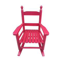 Children's rocking rose red chair- Indoor or Outdoor -Suitable for kids-Durable