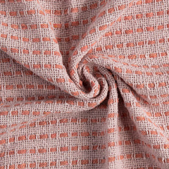 50x60" Decorative Pink Cotton Throw Blanket with Tassels, 2 Pack