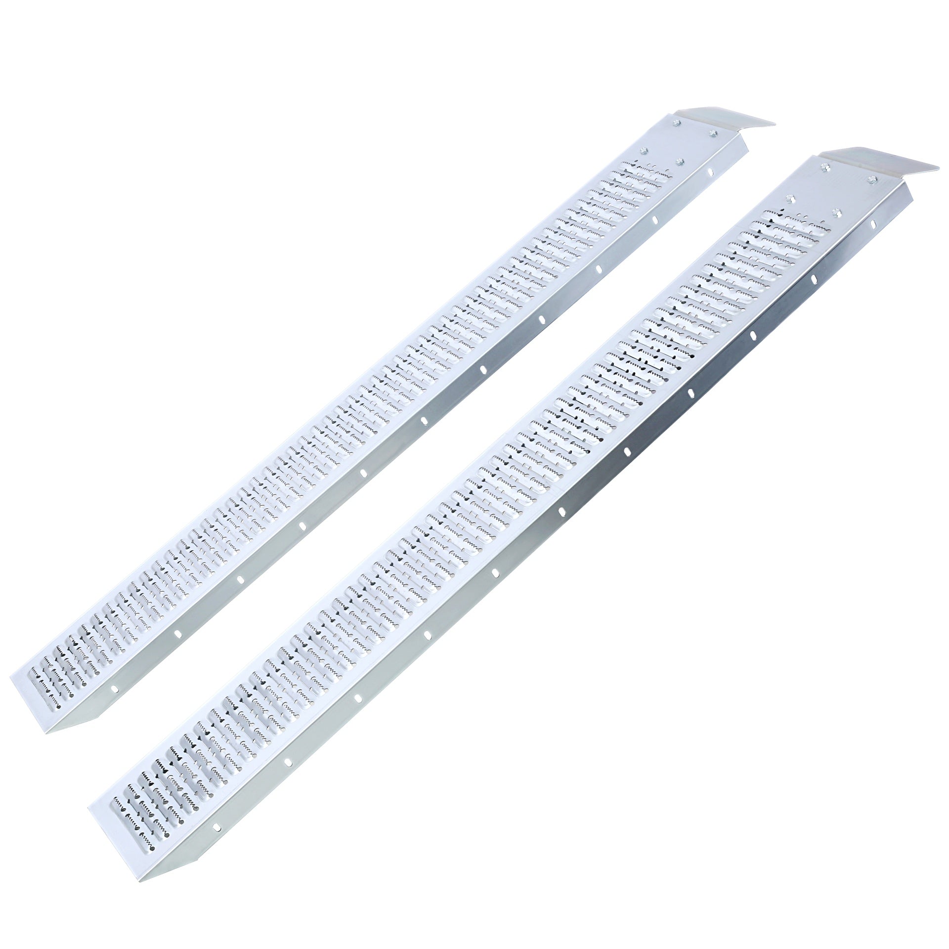 66" L Loading Ramps, 960lbs Capacity Loading Ramps for Pickup Trucks, Steel Motorcycle Ramp, Dirt Bike Ramp for Truck, Lawn Mower, Snowblower, ATV, Quad, Pack of 2  ,with 2pcs tie straps,1pair gloves