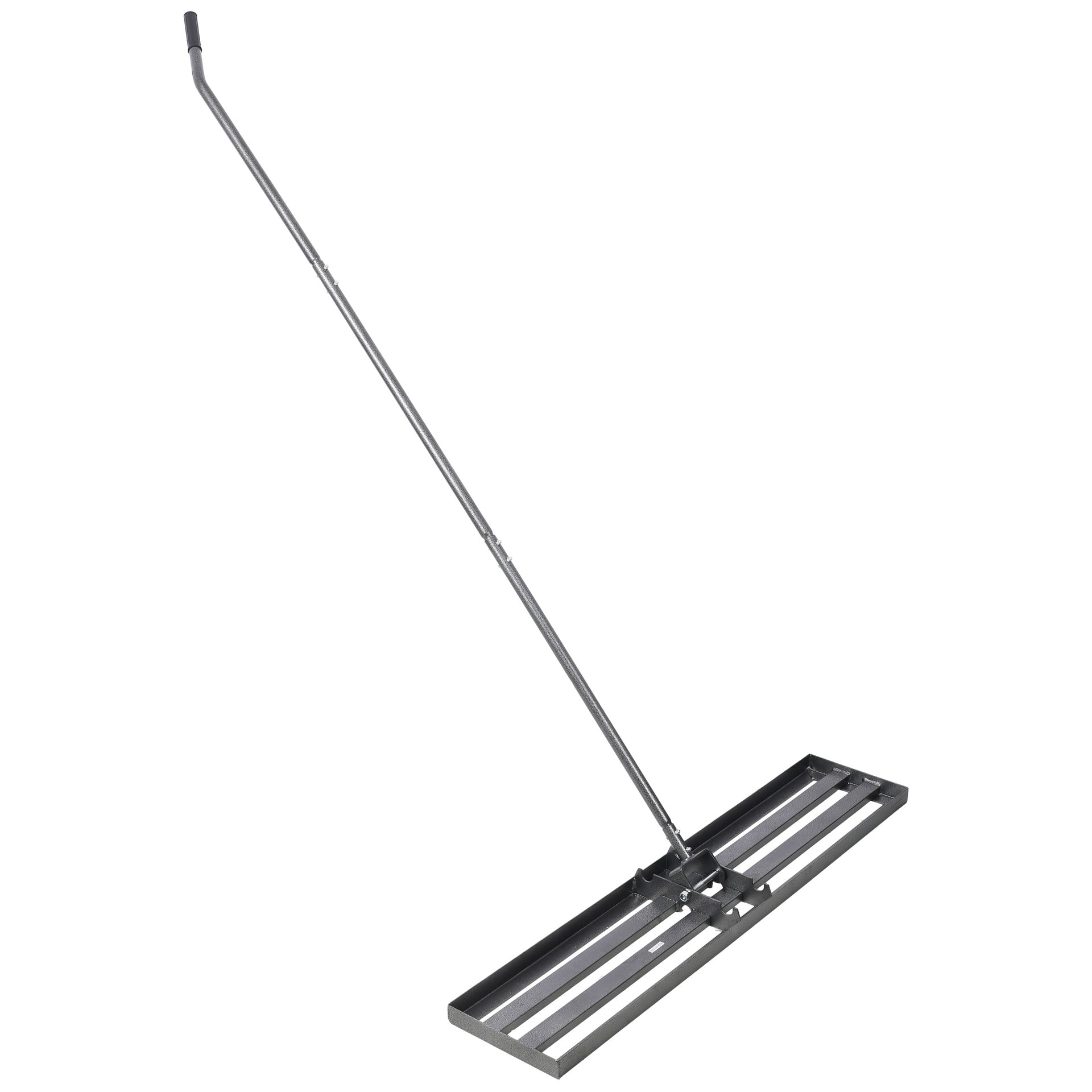 Lawn Leveling Rake, 48"x10" lawn Leveling Tool, Heavy Duty Effort Saving Lawn Level Tool,  7FT Steel Handle Lawn Leveler for Yard Garden Golf Course, Ease Level Soil Sand Dirt Surfaces and Fertilizer
