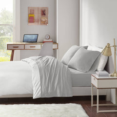 Cotton Blend Jersey Knit All Season Sheet Set King