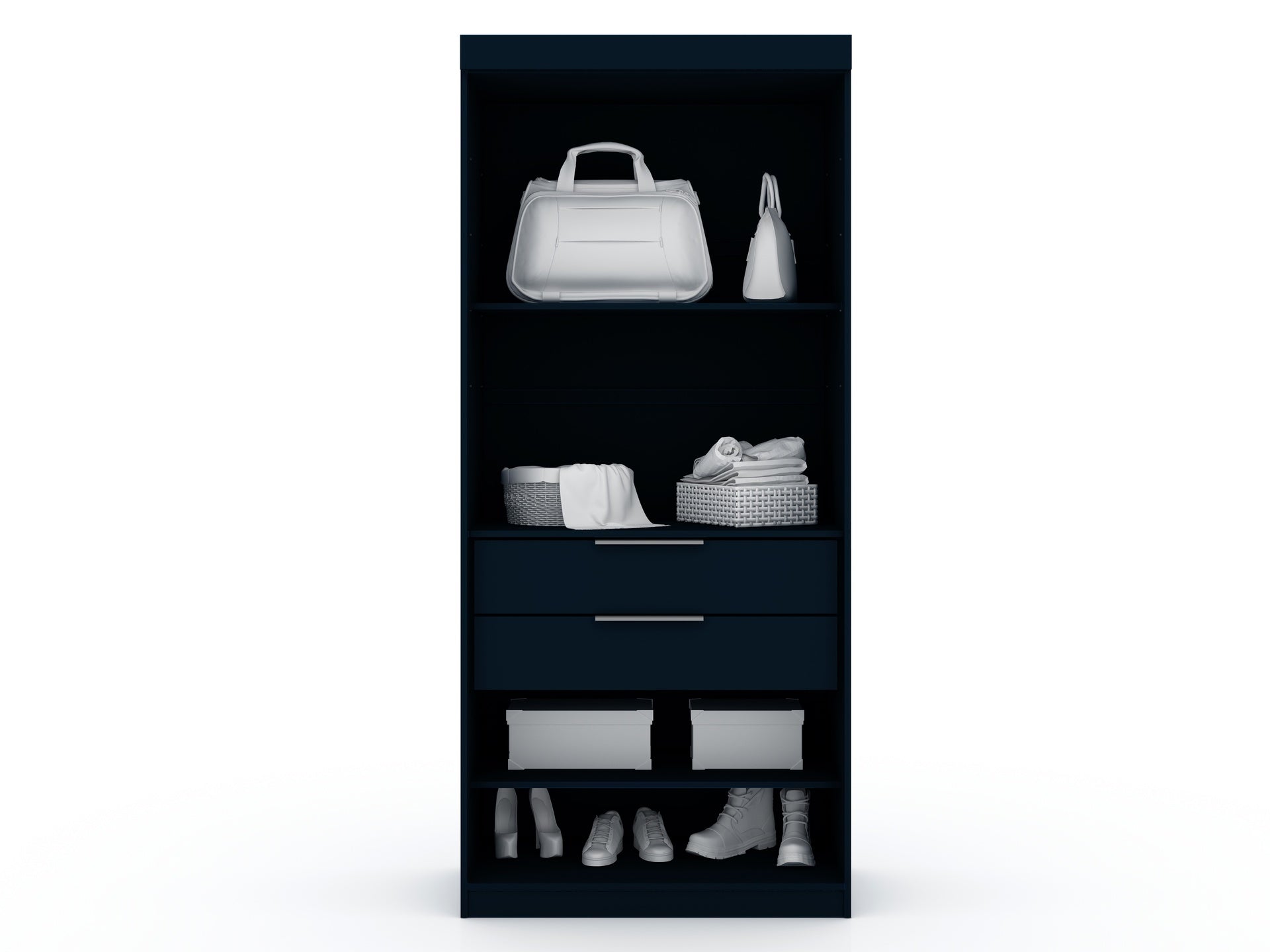 Wardrobe Closet in Midnight Blue