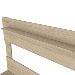 Floating Entertainment Center for TV´s up 55", Space For TV, One Superior Shelf, Two Shelves, Light Pine
