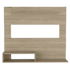 Floating Entertainment Center for TV´s up 55", Space For TV, One Superior Shelf, Two Shelves, Light Pine