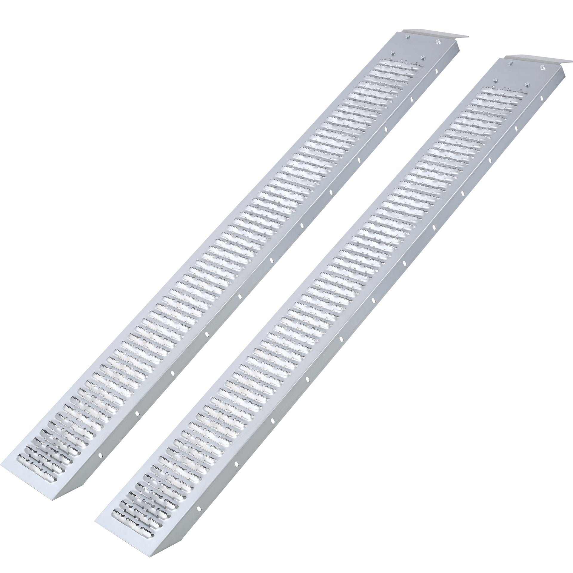 74" L Loading Ramps, 960lbs Capacity Loading Ramps for Pickup Trucks, Steel Motorcycle Ramp, Dirt Bike Ramp for Truck, Lawn Mower, Snowblower, ATV, Quad, Pack of 2 ,with 2pcs tie straps,1pair gloves