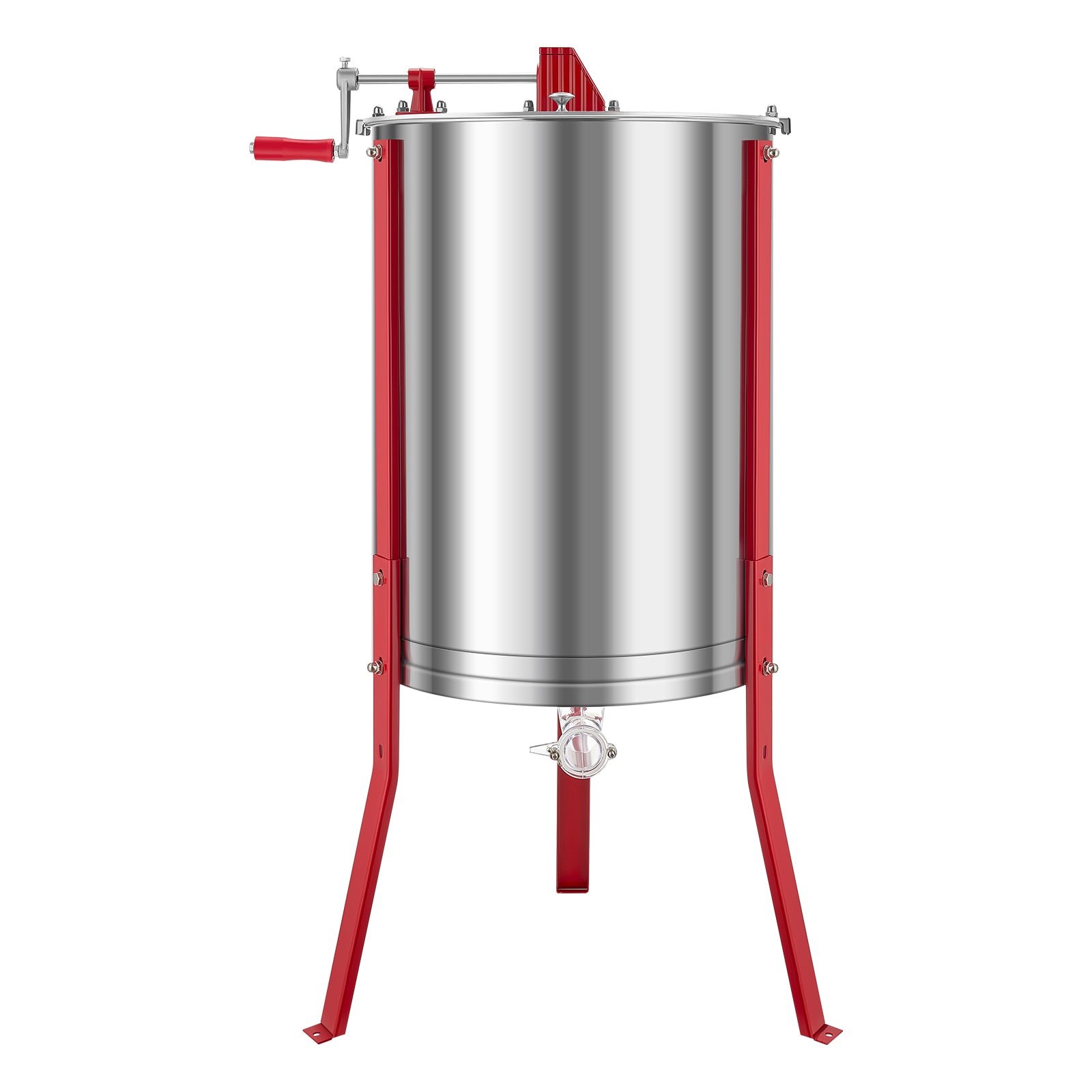 Manual Honey Extractor 6 Frame Beekeeping Honeycomb Spinner Stainless Steel
