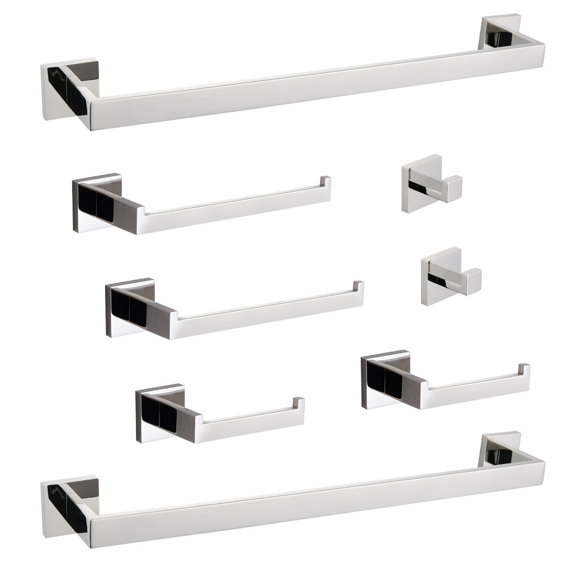 8 - Piece Bathroom Hardware Set