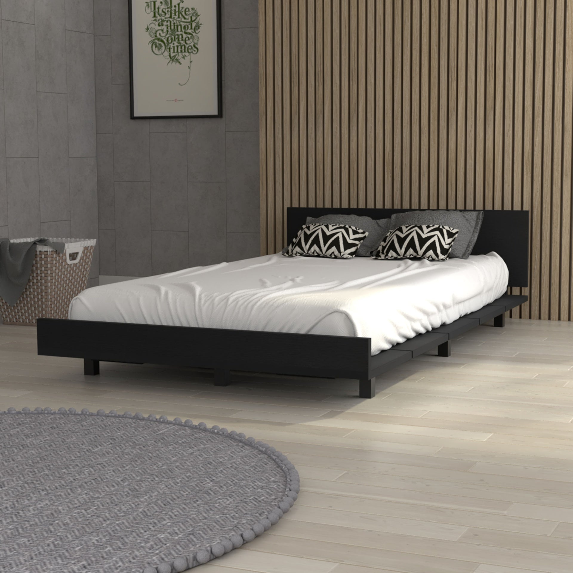 Twin Bed Frame Wenge