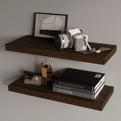 Dark Walnut Floating Shelf