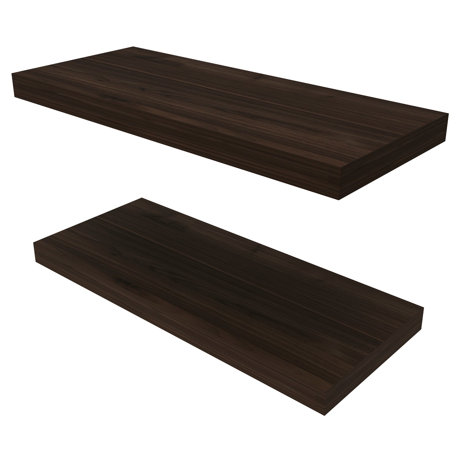 Dark Walnut Floating Shelf