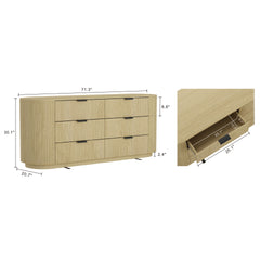 Dresser in Natural Oak