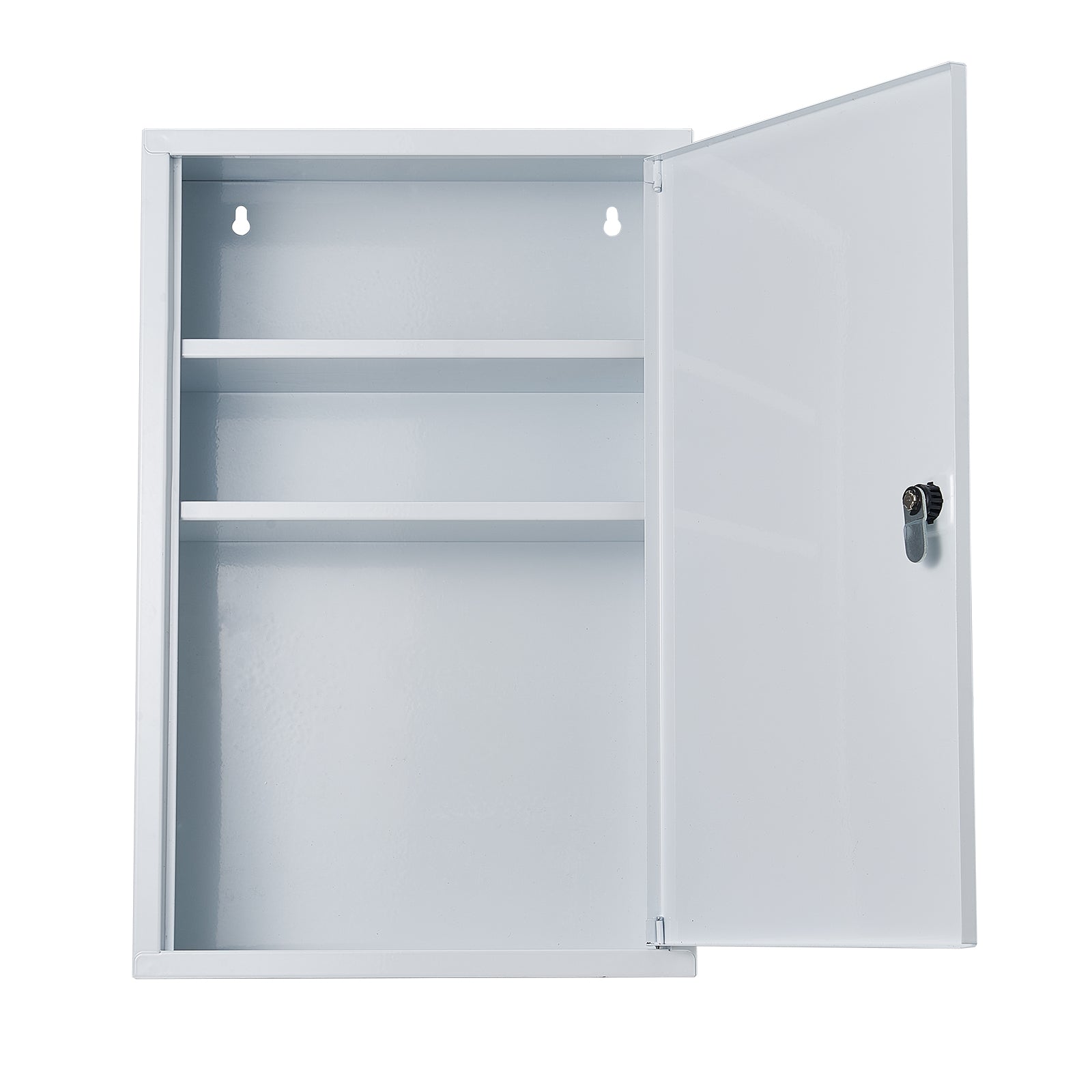 3-Shelf First Aid Cabinet Wall Mounted Medicine Cabinet Emergency Metal Med Box
