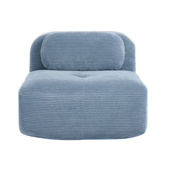 Hamlet LSF&RSF Corner Sofa W/Pillows Corduroy- Blue